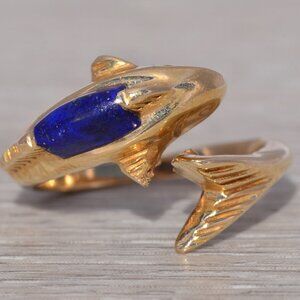 Lapis Lazuli Ring in Yellow Gold